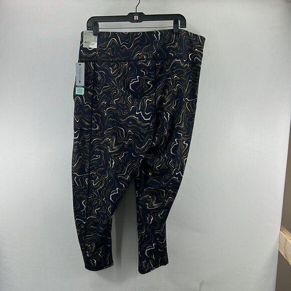 ID Ideology Plus Size Marble Movement 7/8 Leggings- Plus Size 3X- NWT - Picture 2 of 7